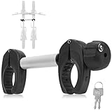 Sorlpv Rahmenhalter für Fahrradträger 32CM Länge, Universal Kurze Fahrradrahmenhalter Abschließbare, Alu Rahmenhalter für Rahmendurchmesser des Fahrrads: Ø 3-6cm