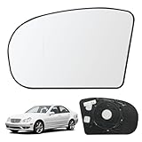 Spiegelglas Heizbar Links Kompatibel mit Mercedes-Benz C-Klasse W203 CL203 S203 E-Klasse W211 S211 Spiegelglas Außenspiegel Glas