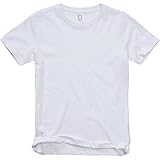 Brandit Army T-Shirt Kinder Armee Bundeswehr Shirt Kids BW UNTERHEMD Uni & CAMO, Größe:S (122/128), Farbe:Weiß