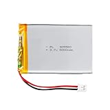 3.7V Lipo-Akku, 3.7V 5000mAh 905580 Lithium Polymer Ionen mit 2P-PH-Anschluss mit 2.0 mm Rastermaß