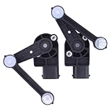 Niveausensor Xenon Scheinwerfer Höhensensor Leuchtweitenregulierung Niveauregulierung Leuchtweitensensor Luftfederung Sensor mit Gestänge hinten links rechts für Touareg 7L 2004-2010 Q7 4L 2006-2015