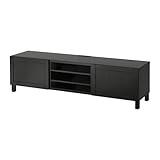 Ikea TV-Schrank mit Schubladen Hanviken schwarz-braun 18202.20817.1030