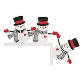 Fukamou Türrahmen Deko Weihnachten, Weihnachtsdeko Für Türrahmen-Deko Aus, Tür Eckschild Dekoration Für, Ornament, Geschenk.