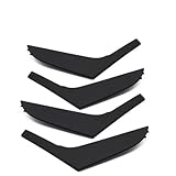 Innen Türgriff Für VW Für Golf 6 Für GTI MK6 2009-2014 5K4868039A Schwarz Vorne Hinten Auto Innen Links Rechts Tür Pull Griff Abdeckung Panel Trim(4Piece Set)