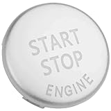 Overdrive-Racing Startknopf Kompatibel mit BMW 3er E90 E91 E92 E93 5er E60 E61 Z4 E89 X1 X3 X5 X6 Start Stop Knopf Silber Hochglanz Ersatz