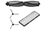 Samsung VCA-RAK97 Original Zubehör-Set für Jet Bot Combo (VR7MD9*), Hochleistungsbürste, 2 seitliche Bürsten und Vorfilter, Zubehör und Ersatzteile für Saugroboter, Schwarz