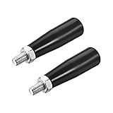 sourcing map 2 Stück Drehgriff Kurbelgriff drehbarer Ballengriff Grifflänge Handkurbel Kunststoff M8 x 47mm