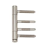 Einsteck Einbohrband 3-teilig Türband V0026 - V 4400 WF Flügelteil für Zimmertüren vernickelt