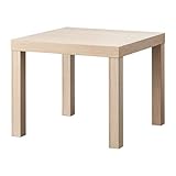 IKEA Beistelltisch "Lack" Couchtisch in 55x55cm - Eichenoptik weiß gebeizt