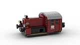 Stone Heap BR 323 Köf II Diesellok, Komplettset mit Klemmbausteine, DB-Lizenziert, 14,5 x 8 x 7 cm, 406 Teile, Bedruckte Anleitung und Schachtel, Ab 14 Jahren, 480g
