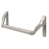 BKS Stangengriff Set für Fluchttür / Paniktür inclusive Griffstange 960mm , Edelstahl matt , mit Profilzylinder Lochung , Entfernung 72mm ( B 7172 5141 + B 7100 4213 )