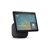 Echo Show 10 (3. Generation) | Hochauflösendes Smart Display mit Bewegungsfunktion und Alexa, Anthrazit