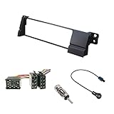 Audioproject A170 - Autoradio Einbau Set Profi Set BMW 3er E46 Radioblende Radioadapter 2X Antennenadapter Fakra DIN ISO Rund-pin