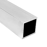 PRIOstahl Vierkantrohr Aluminiumrohr Alu-Rohr Quadratrohr Vierkantprofil Vierkant - 1 x Rohr Größe: 40 x 40 x 2 mm Länge: 1000 mm EN AW-6063 t6 ohne Schweißnaht für Kreativbau aus Aluminium