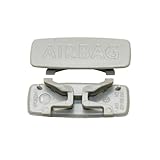 Inovey Auto Interieur A B C Säulenabdeckung Airbag Emblem Trim Cap 3C0853437C 1K8853437 5G0853437 Kompatibel Mit Vw Golf 5 6 GTI Jetta Mk5 A5 A6 Passat Cc B6 B7 -grau