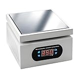 PCB Heizstation, 800W Lötstation Heizplatte, LED Mikrocomputer Elektrische Vorwärmung Rework Heater Lab, Vorheizen Station für Komponentenerwärmung, SMD Reengineering 200X200mm (EU Stecker)