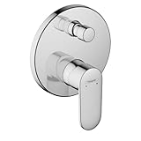 hansgrohe Wannenarmatur Vernis Blend, Unterputz Badarmatur für 2 Funktionen, Chrom