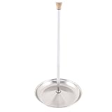 Ruilogod BAR Tischplatte Lufttrocknung Weinbecher Glasgestell Halter 33 cm Silberton