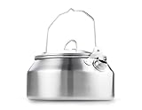 GSI Outdoors Glacier Teekessel aus gebürstetem Edelstahl, ca. 950 ml, 1 qt.