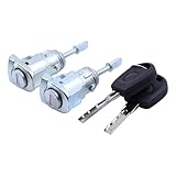 Doo Engy Türschloss Schließzylinder Tür Zylinderschloss mit Schlüsseln Türschlosszylinder vorne links und rechts für Passat B5 für Passat B5.5 Lupo