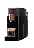 K-FEE ONE Kapselmaschine für Kaffee, Tee & Kakao | kompakte Kaffeemaschine | schnelles Aufheizen | 0,8 L Wassertank | 19 Bar | Schwarz Kupfer | Stiftung Warentest Testsieger 2023