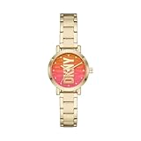 DKNY Damenuhr Soho 3-Zeiger-Werk Edelstahl goldfarben, NY6660