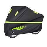 Atmungsaktiv abdeckplane Motorrad passend für Honda CX500 Turbo 1981-1986 (Black)