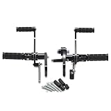 TARAZON 80mm vorverlegte Fußrastenanlage Forward Control Schwarz für Suzuki C800 M800 Intruder VL800 Intruder Volusia