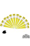 12x FADEDA Henna Kegel | 12x 25g natürliche Paste | Schwarz | 100 % pflanzlich | gebrauchsfertig & ohne PPD