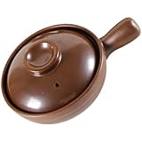 UTHCLO Keramik kasserolle Klein Einflammig Hitzebeständig für Herd und Ofen Energiesparend Gleichmäßige Wärmeverteilung für Eintöpfe Reisgerichte in Traditionellem Design