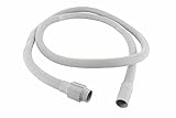 DL-pro Ablaufschlauch 22/24mmØ 2,28m für Whirlpool Bauknecht 481253029113 Schlauch Abwasserschlauch für Waschmaschine Geschirrspüler Spülmaschine