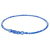 Phiten Armband Klassische Halskette, Unisex - Erwachsene, königsblau, 18 inches