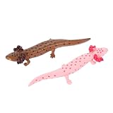 Toddmomy 2Stücke Salamander Modell Kunststoff Salamander Figur für Gartendekoration Langlebig und Leicht Heimdekoration Realistische Simulation für Kreative Gestaltung