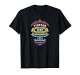 Vintage, limitierte Auflage 1980, Regenbogen-Originalteile T-Shirt