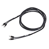 ETON RCA 2P-55 – Hochwertiges Cinchkabel (2-Kanal) mit 5,5 Meter Länge, 2 Stecker auf 2 Stecker, Cinch zu Cinch RCA Audiokabel, ideal für Auto-Verstärker/Radio, Head Unit