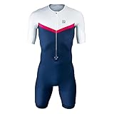 NUNOMO Herren Pro Trifunction Kurzarm Outdoor-Sportbekleidung Triathlon, zum Laufen, Schwimmen, Radfahren Body (TYP-1, L)