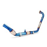 Motorräder schalldämpfer Universal-Motorrad-Auspuffschalldämpfer Escape Modifizierter 51-mm-Front-Mittelverbindungsrohranschluss Für NK250 250SR NK300 300SS