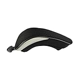 Tiuimk Golf Hybrid UT Club Rescue Headcover mit Nummernschild, Schwarz