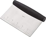 Amazon Basics - Mehrzweck-Küchenschneider/-schaber, Edelstahl