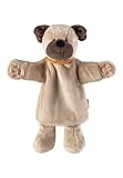 Sterntaler Handpuppe Hund - weiches Kinder Spielzeug zum Puppentheater, Erzählen, Kuscheln & Sprachförderung – perfekter Spielkamerad & Geschenkidee, hellbraun