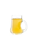 Stölzle Lausitz Mostkanne Birne Trinkgläser Set 500 ml / 6er Set Gläser mit Henkel/Glaskrug geeignet als Limonadengläser, Bowlegläser, Eistee Gläser, Weinschorle Gläser und für Obstweine