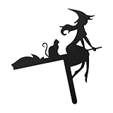 Schwarze Holz-Türrahmen-Dekoration, Halloween-Schild, Kunst, Halloween-Türdekoration – Schild, Kunst- für, Garten, Zuhause, Outdoor, Indoor