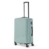 Travelite 4-Rad Hartschalenkoffer mittelgroß 65 Liter, Gepäck Serie Bali: ABS Hartschalen Trolley mit TSA Kombinationsschloss, 67 cm