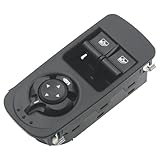 Kalunfex Elektrischer Fensterheberschalter, Drucktaste, Schwarz, Manuell, MiTo 955 2008-2018, OEM 156085170