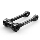 NICECNC Schwarzes Tieferlegungsglied für Hinterradaufhängung, kompatibel mit Yamaha YZ 250 FX 2020–2025, YZ 450 FX 2019–2025, WR 450 F 2016–2025, siehe Passform