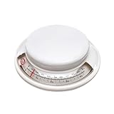 Präzise Dr. Oetker 1531 Backwaage Ø 17 cm – Unverzichtbarer Küchenhelfer in Weiß für Exaktes Abwiegen, Ideal für Jede Küche mit Integrierter Zuwiegefunktion