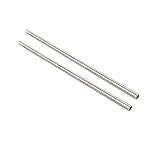 2 Stück 304 Edelstahl gerade Rohrleitung, Außendurchmesser 8 mm x 6 mm Innendurchmesser, Länge 250 mm, Edelstahl-Kapillarrohr