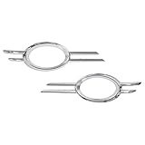 Nebelscheinwerfer Abdeckung Rahmen Blende Stoßstange Lüftungsgitter Stoßfänger Grill Gitter Zierleiste Schutzleiste Entlüftungsgitter vorne links und rechts für E Klasse W211 E-Klasse T-Model S211