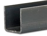 U-Profil U-Stahl Stahl schwarz Länge 2000mm 100x50x4mm rundkantig
