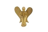 Engel handgeschnitzt aus Krokodil-Wood, Holz-Engel, Grösse:15 cm